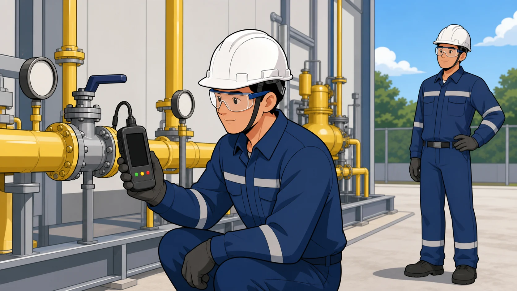 Осмотр газовой сети и оборудования